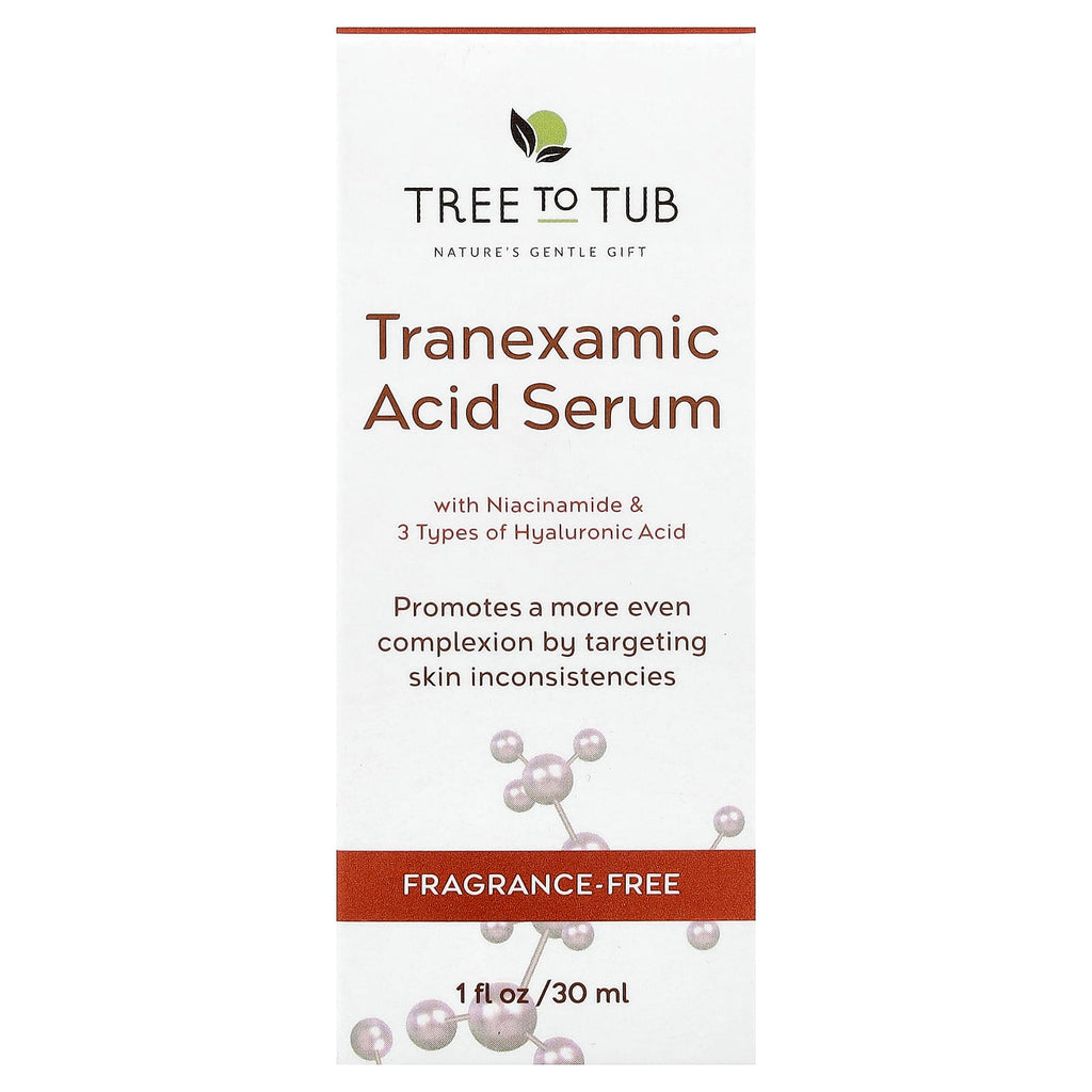 Tree To Tub, Tranexamic Acid Serum, Fragrance Free, 1 fl oz (30 ml)