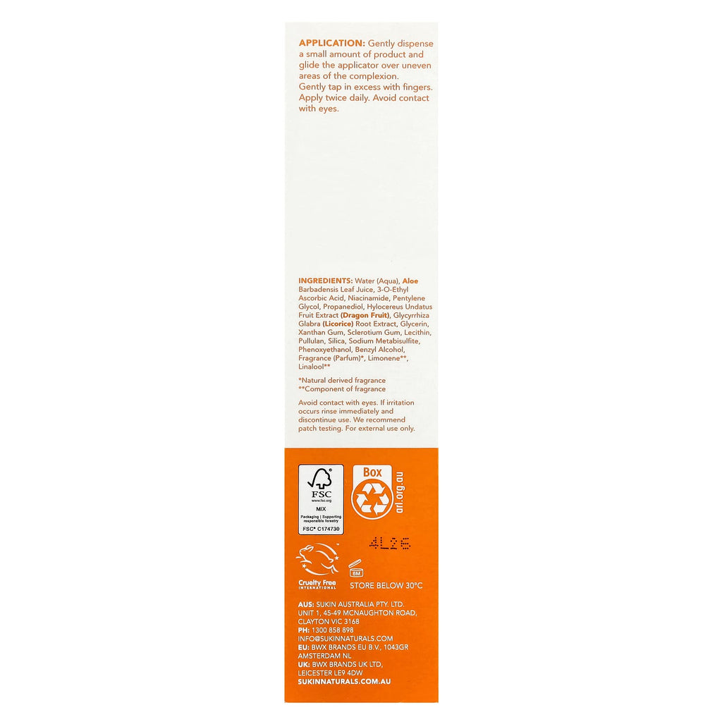 Sukin, Glow Active-C, Vitamin C Dark Spot Corrector, 0.51 fl oz (15 ml)
