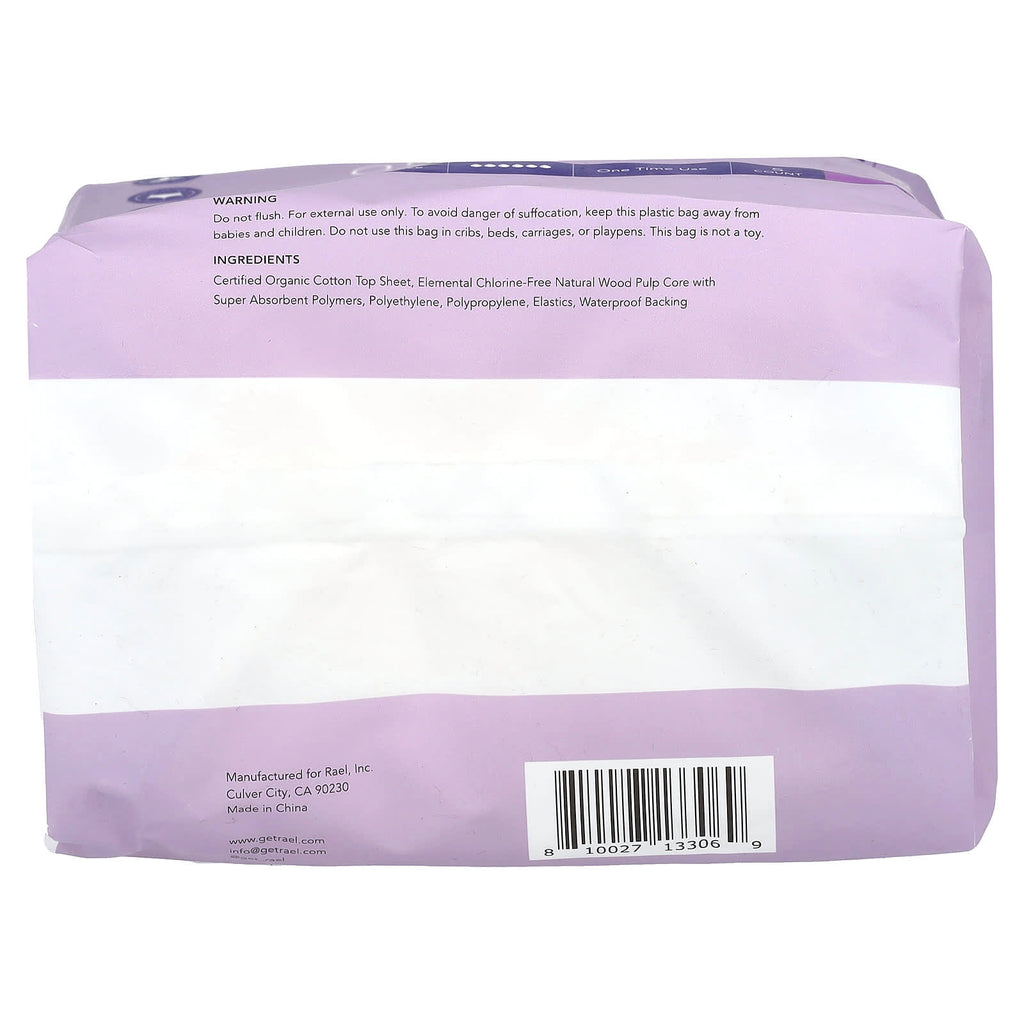 Rael, Organic Cotton Cover Period Underwear, L/XL , 5 Count