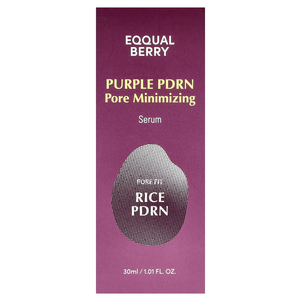 EQQUALBERRY, Purple PDRN Pore Minimizing Serum , 1.01 fl oz (30 ml)