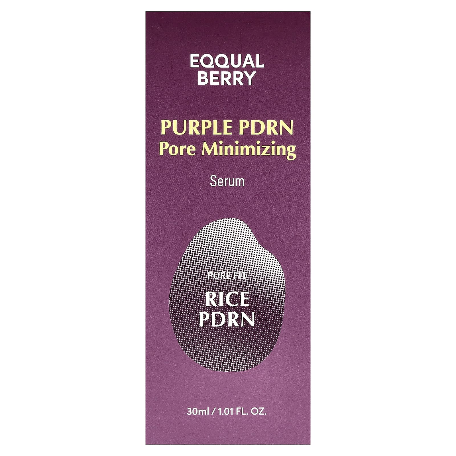 EQQUALBERRY, Purple PDRN Pore Minimizing Serum , 1.01 fl oz (30 ml)