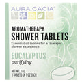 Aura Cacia, Aromatherapy Shower Tablets, Eucalyptus, 3 Tablets, 1 oz Each