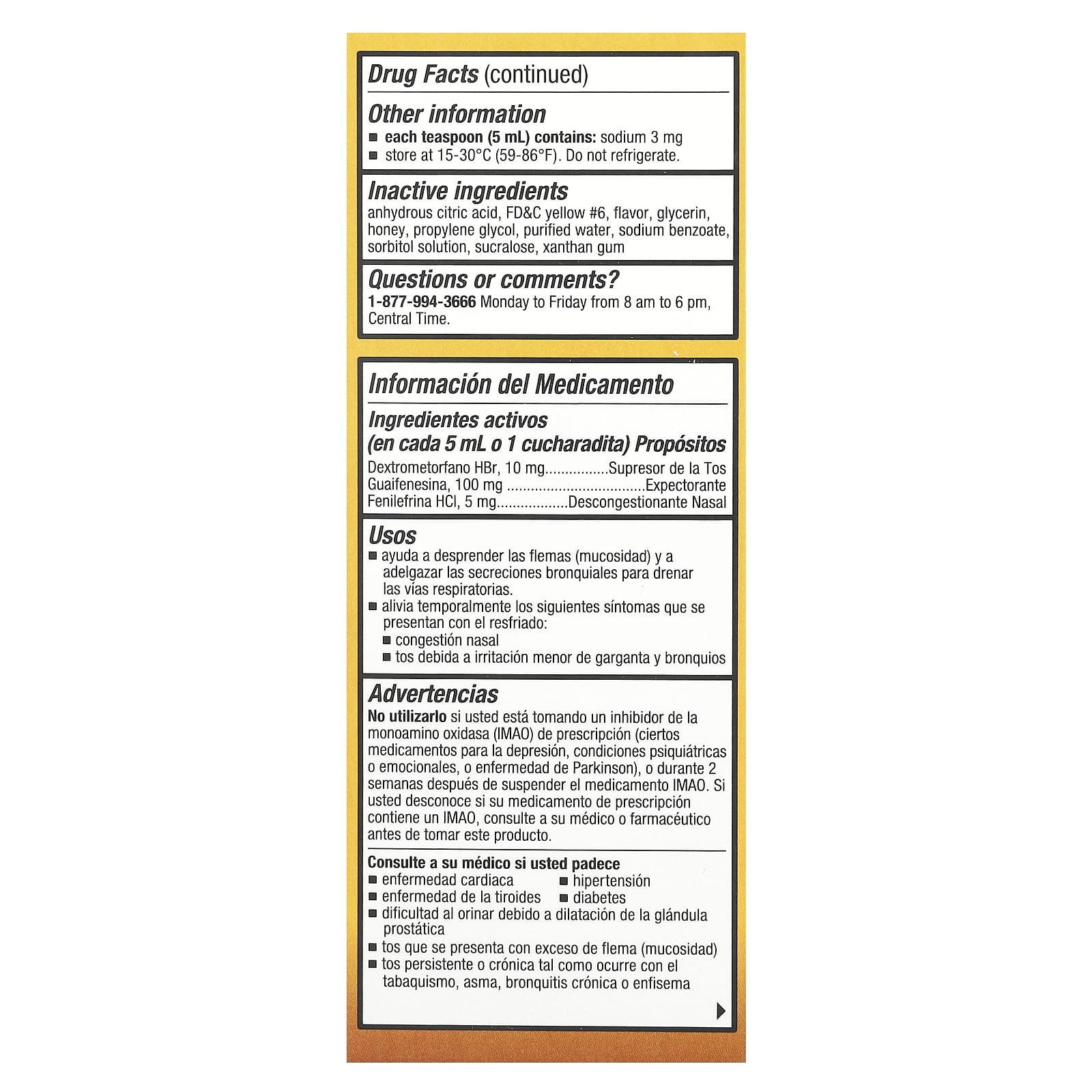 Tukol, Honey, Cough & Congestion, Ages 12+, Natural Honey, 4 fl oz (118 ml)