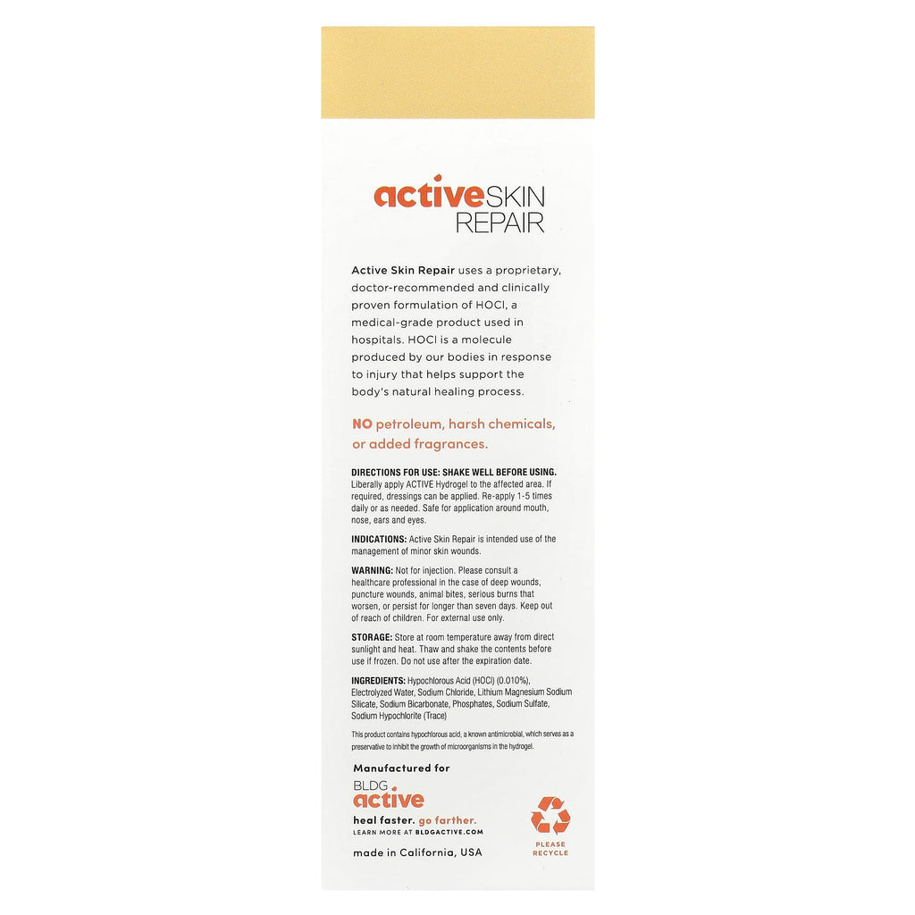 Active Skin Repair, Active Skin Repair, 3 fl oz