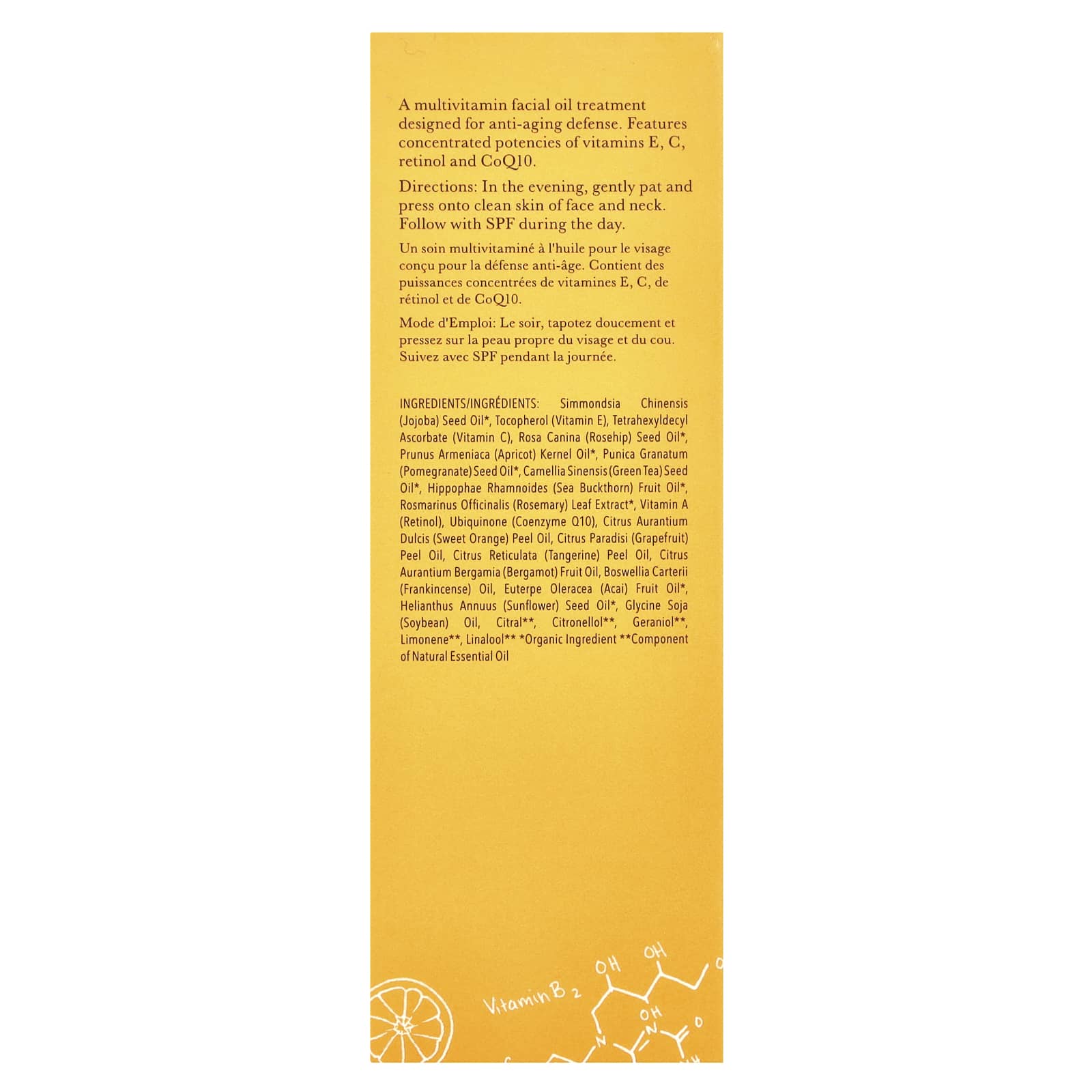 100% PURE, Multi-Vitamin + Antioxidants PM Facial Oil, 1 fl oz (30 ml)