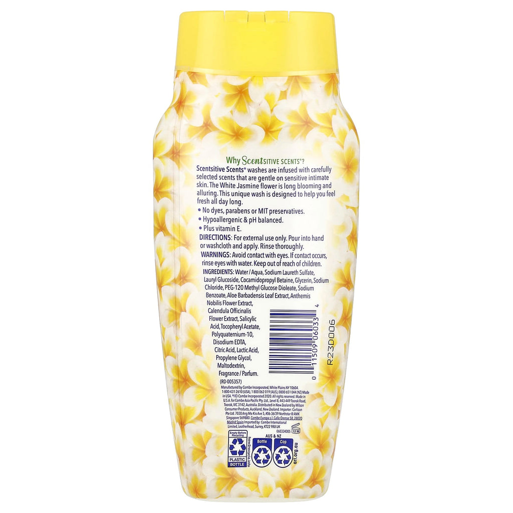 Vagisil, Scentsitive Scents®, Daily Intimate Wash, White Jasmine, 12 fl oz (354 ml)