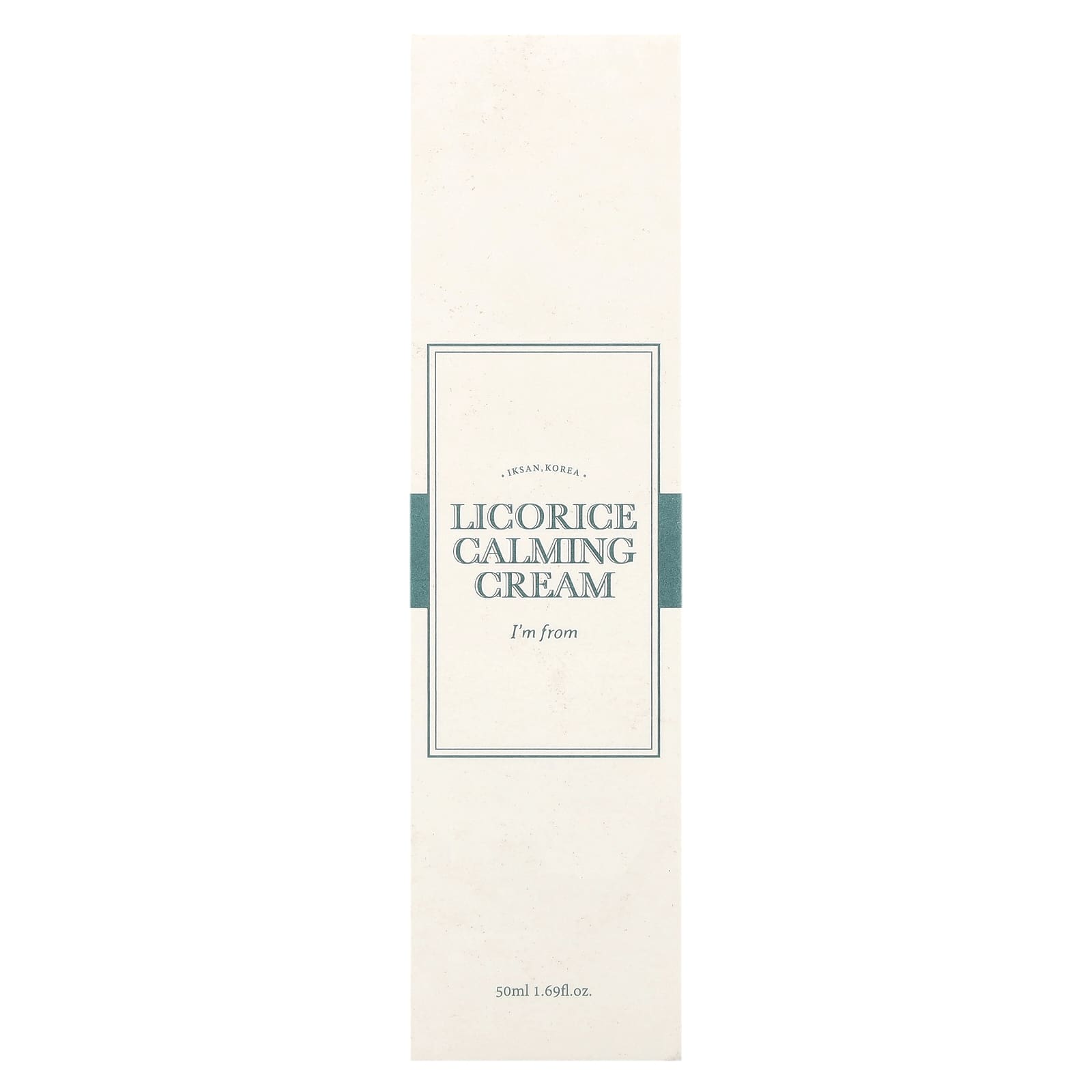 I'm From, Licorice Calming Cream, 1.69 fl oz (50 ml)