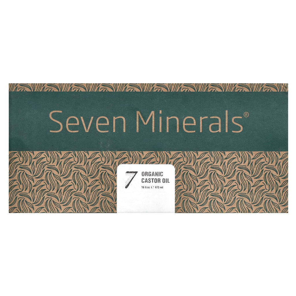 Seven Minerals, Organic Castor Oil, 16 fl oz (473 ml)