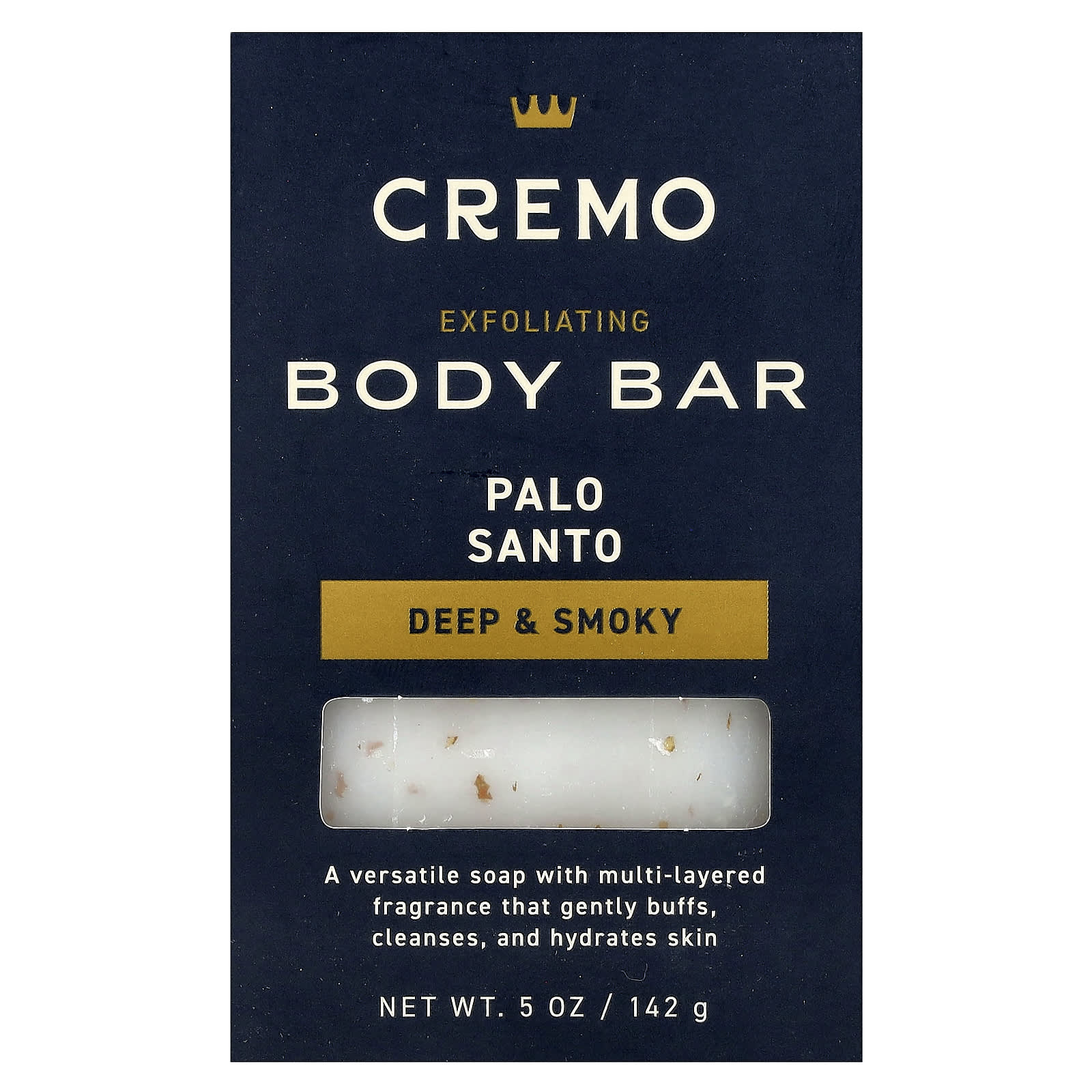 Cremo, Exfoliating Body Bar, Palo Santo , 5 oz (142 g)