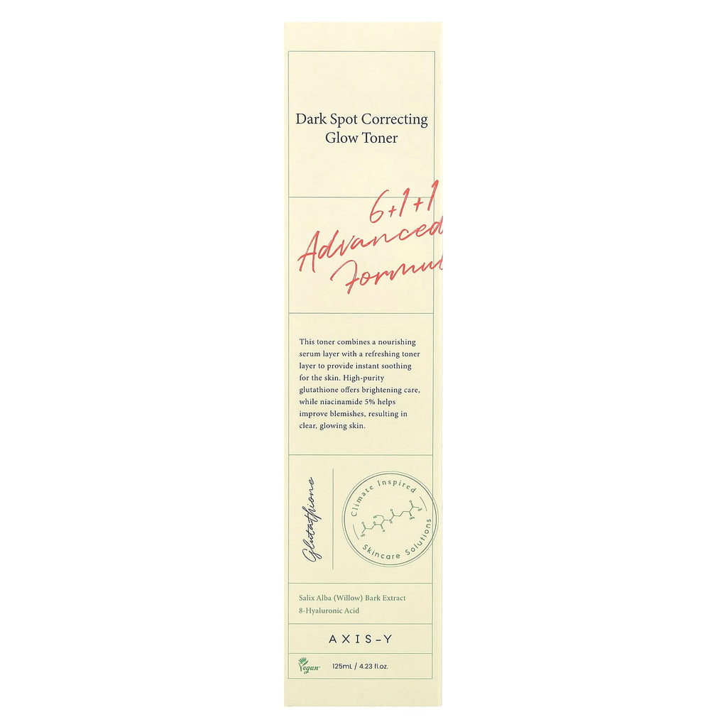 Axis-Y, Dark Spot Correcting Glow Toner , 4.23 fl oz (125 ml)