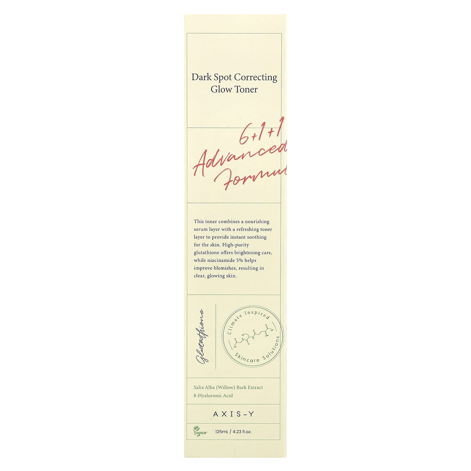 Axis-Y, Dark Spot Correcting Glow Toner , 4.23 fl oz (125 ml)