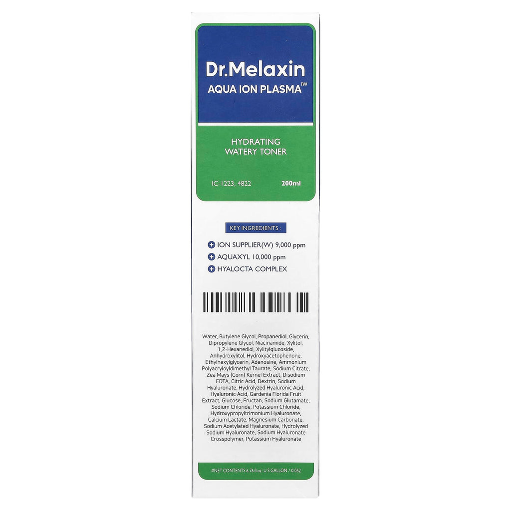 Dr.Melaxin, Aqua Ion Plasma, Hydrating Watery Toner, 6.76 fl oz (200 ml)