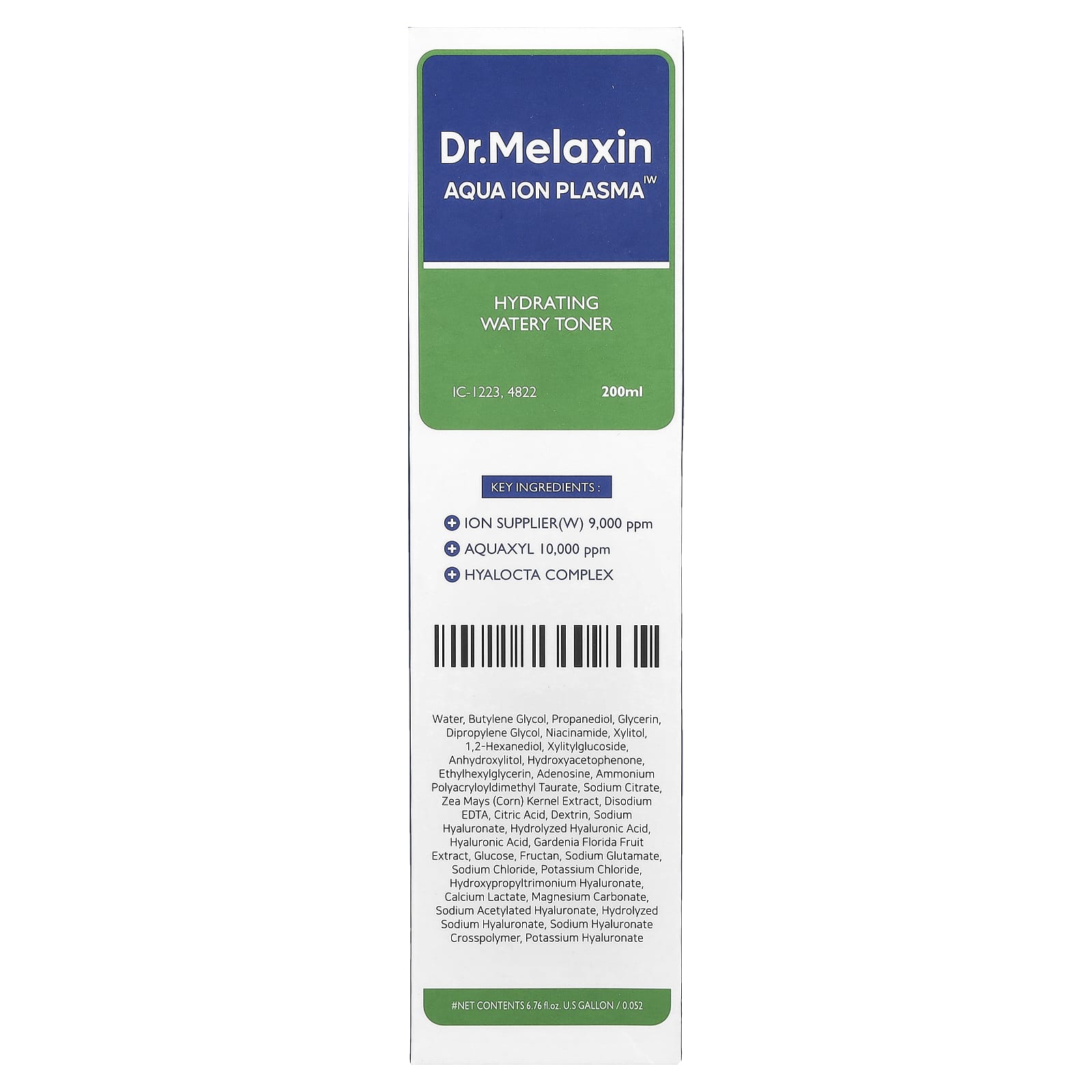 Dr.Melaxin, Aqua Ion Plasma, Hydrating Watery Toner, 6.76 fl oz (200 ml)