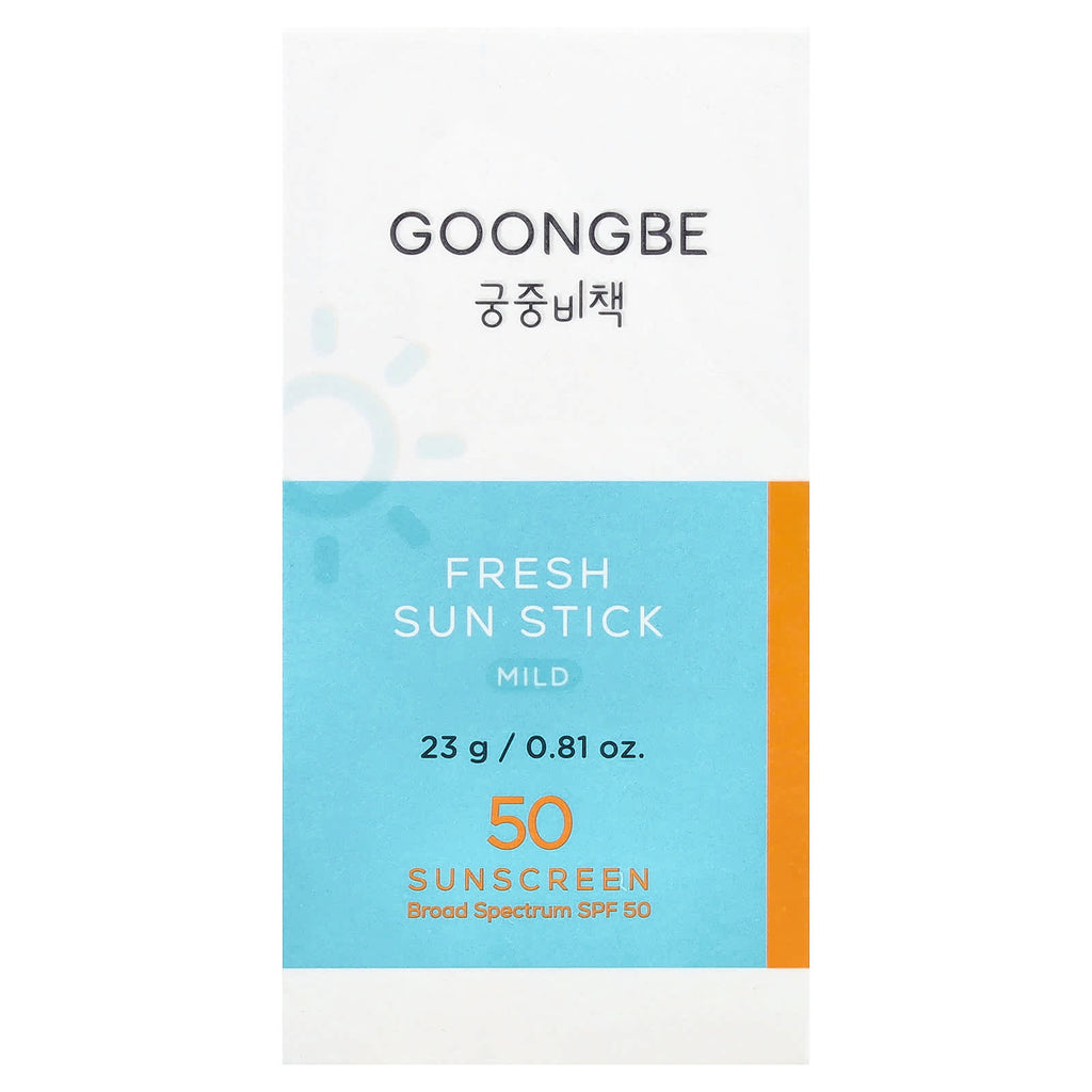 Goongbe, Fresh Sun Stick Sunscreen, Mild, SPF 50, 0.81 oz (23 g)