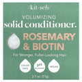 Kitsch, Volumizing Solid Conditioner Bar, Rosemary & Biotin, Lavender & Vanilla, 2.7 oz (77 g)