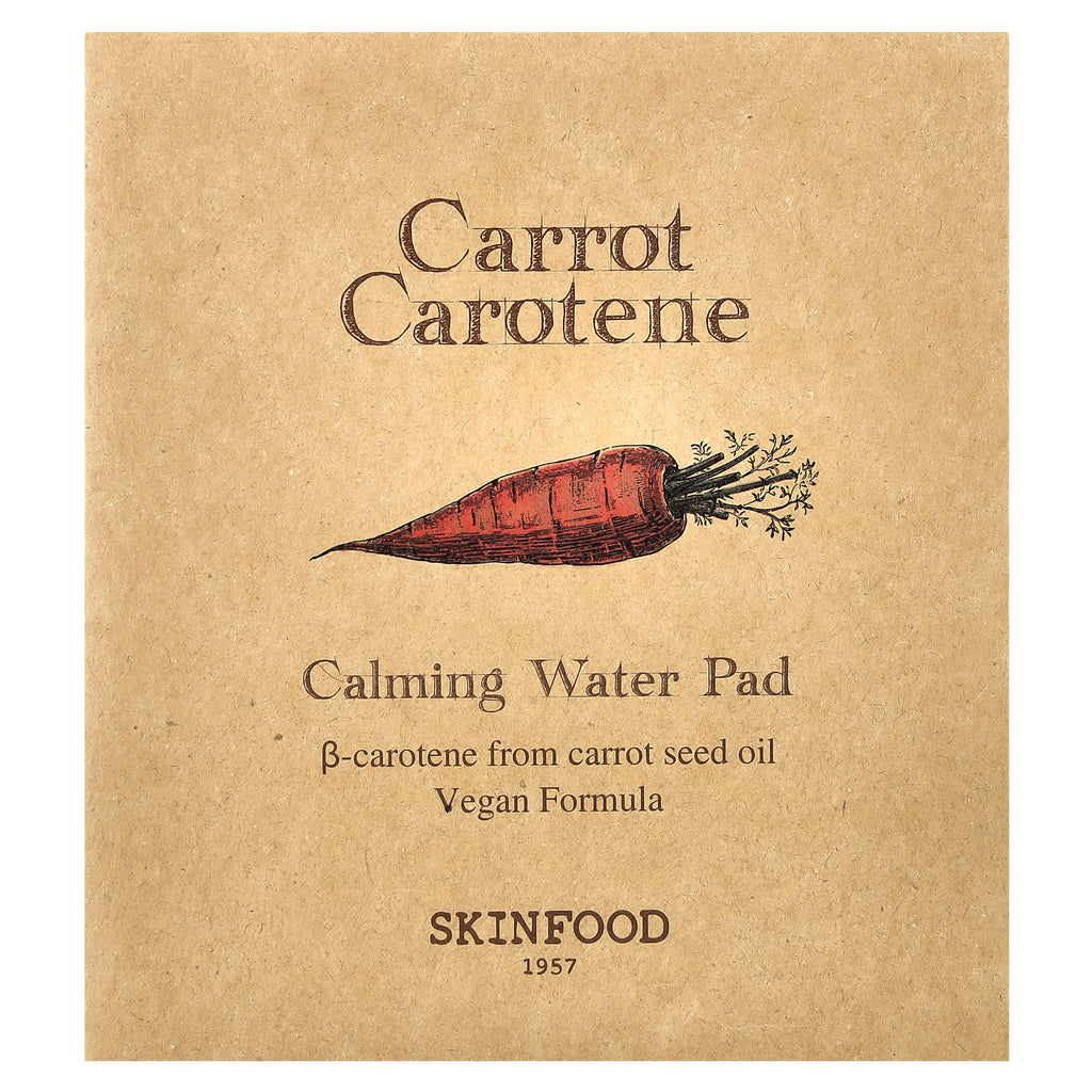 SKINFOOD, Carrot Carotene, Calming Water Pad, 60 Pads
