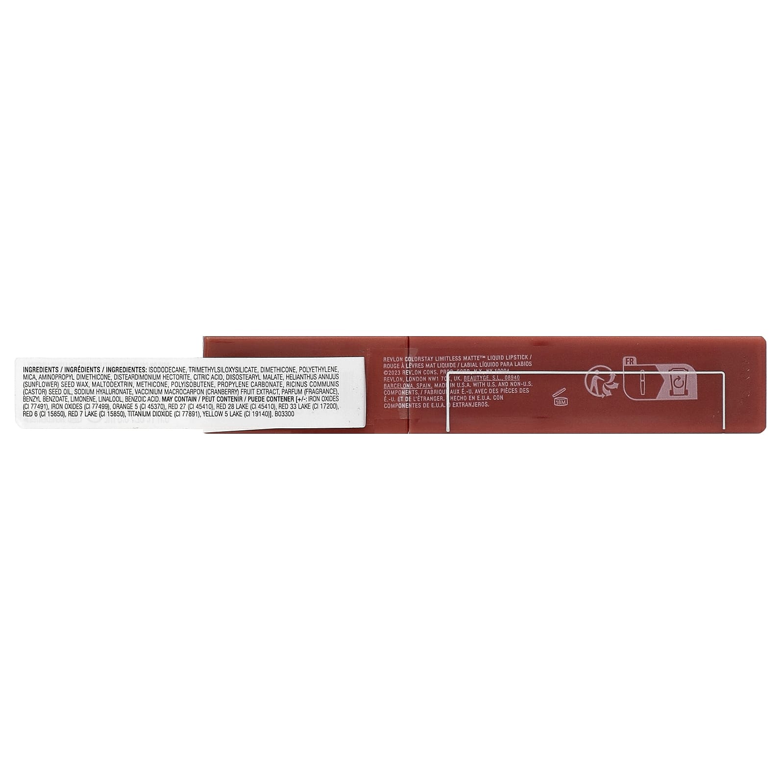 Revlon, Colorstay Limitless Matte™ Liquid Lipstick, 002 Poster Child, 0.17 fl oz (5 ml)