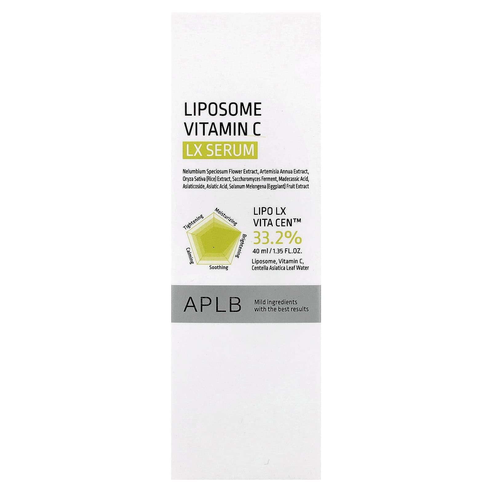 APLB, Liposomal Vitamin C LX Serum , 1.35 fl oz (40 ml)