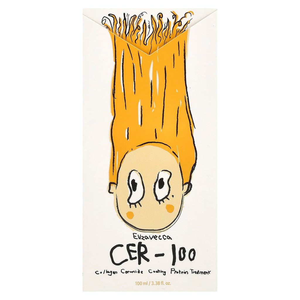 Elizavecca, Cer-100, Collagen Ceramide Coating Protein Treatment, 3.38 fl oz (100 ml)