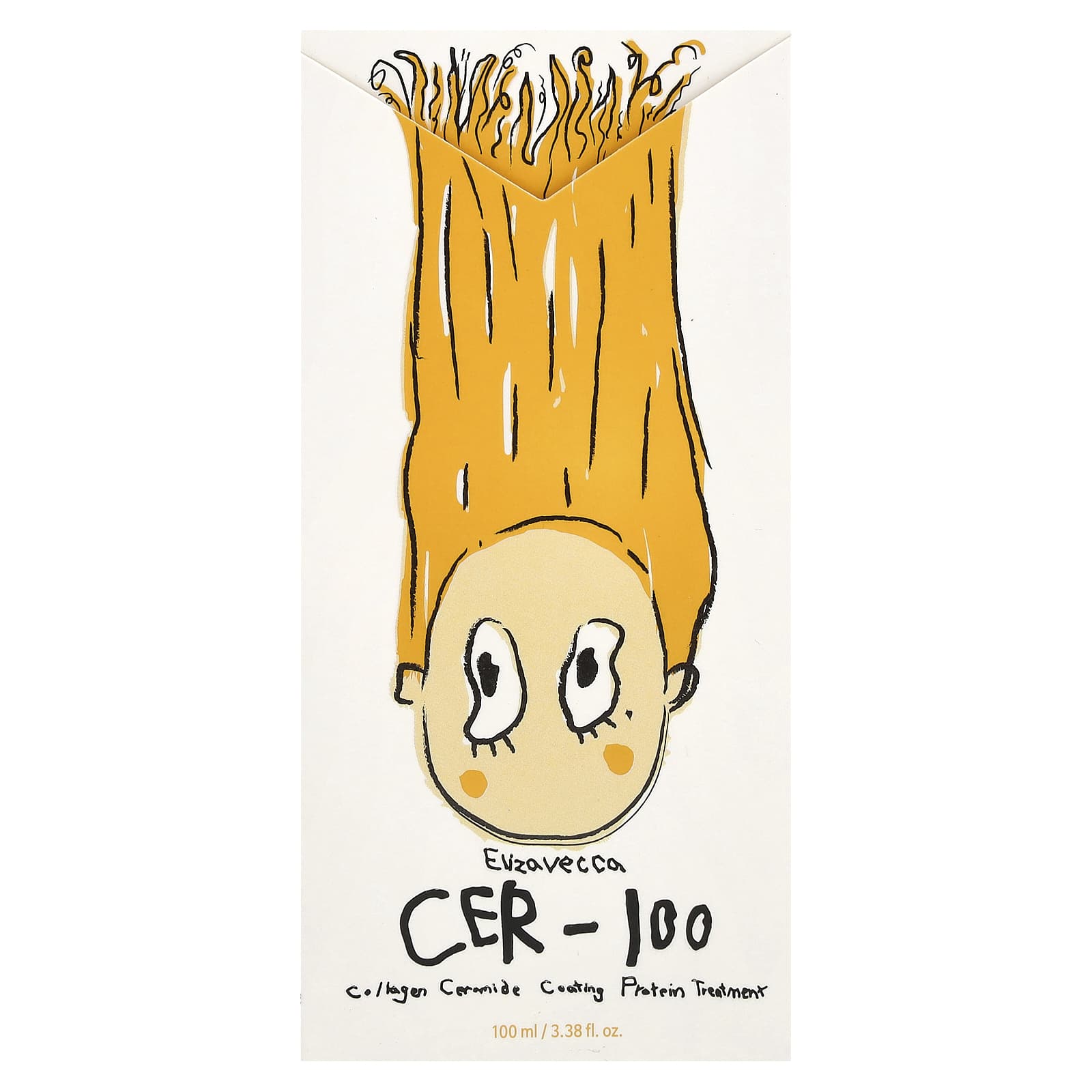 Elizavecca, Cer-100, Collagen Ceramide Coating Protein Treatment, 3.38 fl oz (100 ml)