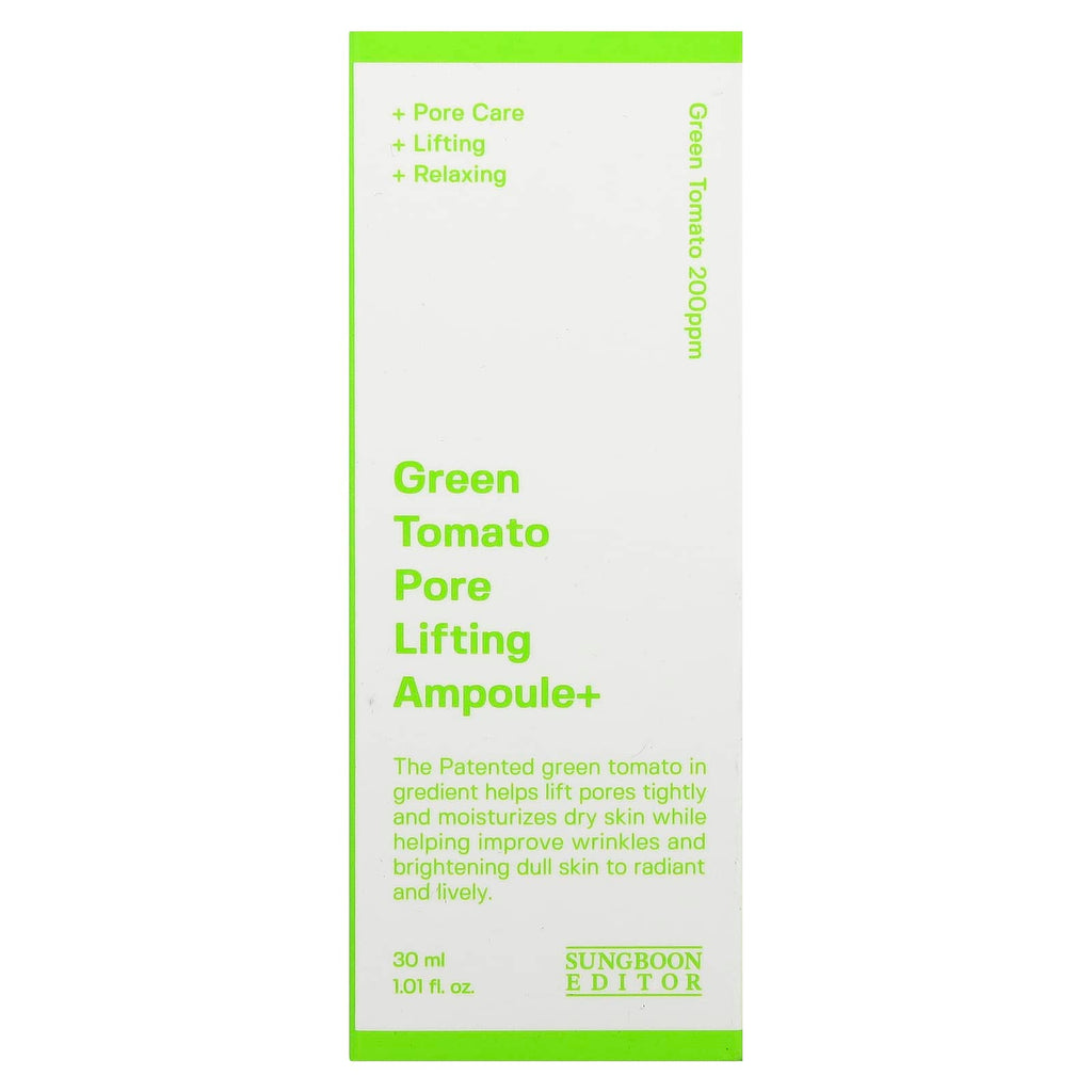 Sungboon Editor, Green Tomato Pore Lifting Ampoule+, 1.01 fl oz (30 ml)
