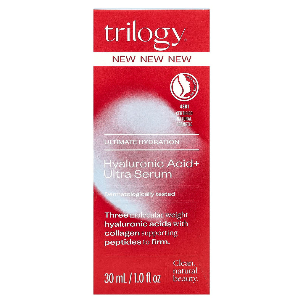 Trilogy, Hyaluronic Acid + Ultra Serum, 1 fl oz (30 ml)