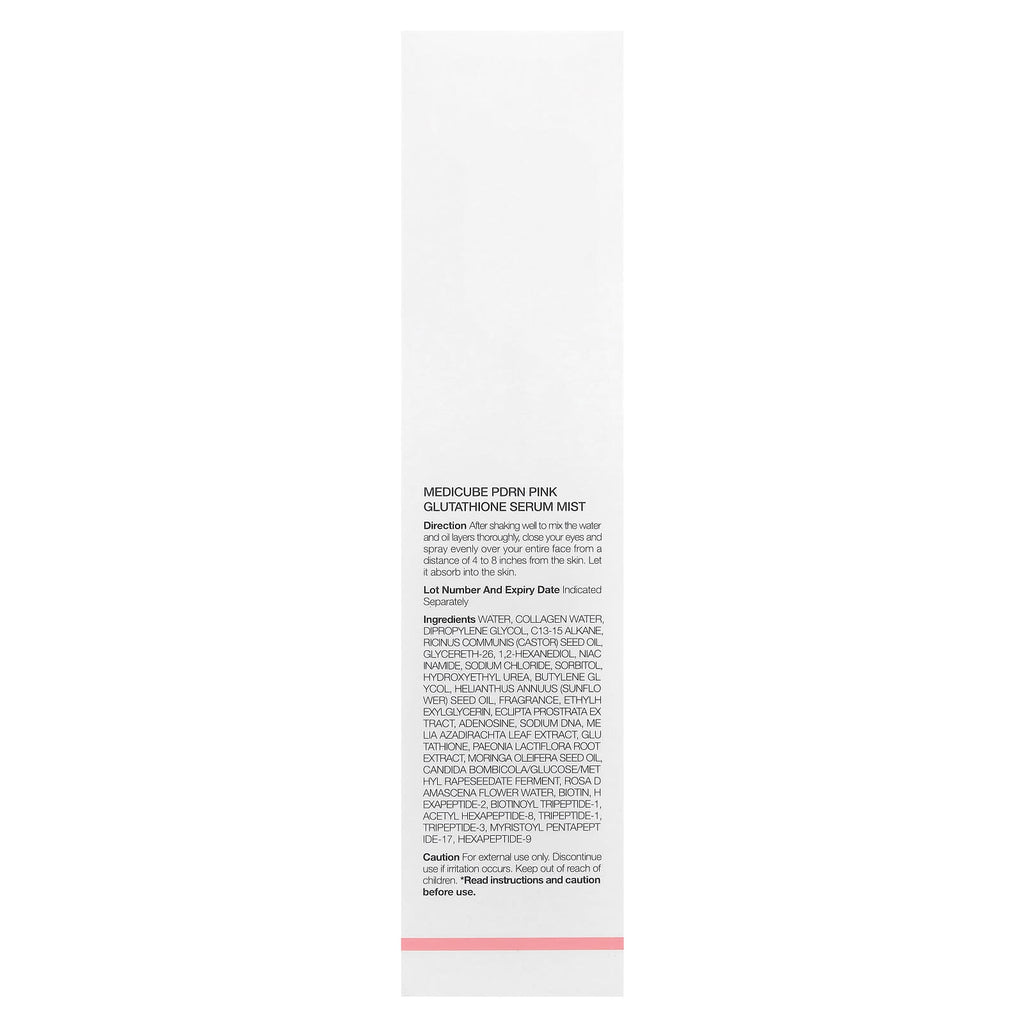 Medicube, PDRN Pink Glutathione Serum Mist, 3.38 fl oz (100 ml)