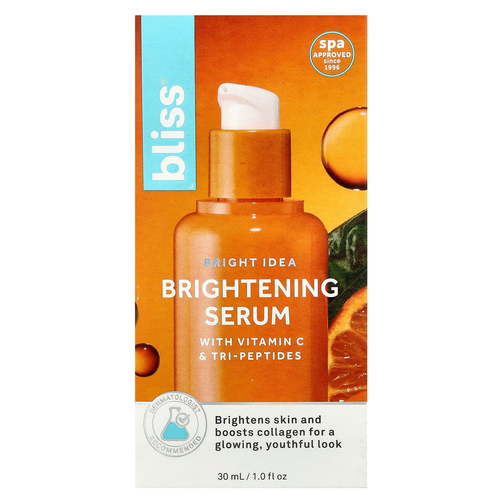 Bliss, Bright Idea, Brightening Serum with Vitamin C & Tri-Peptides, 1 fl oz (30 ml)