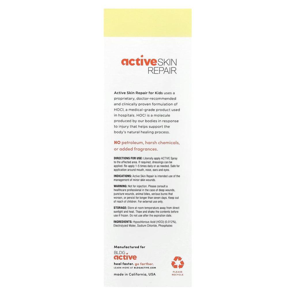 Active Skin Repair, Kids, Spray, 3 fl oz