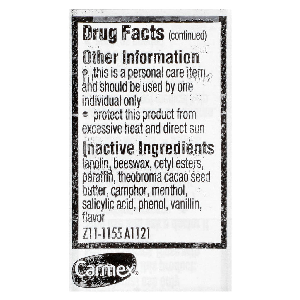 Carmex, Classic Lip Balm, Medicated, 0.25 oz (7.5 g)