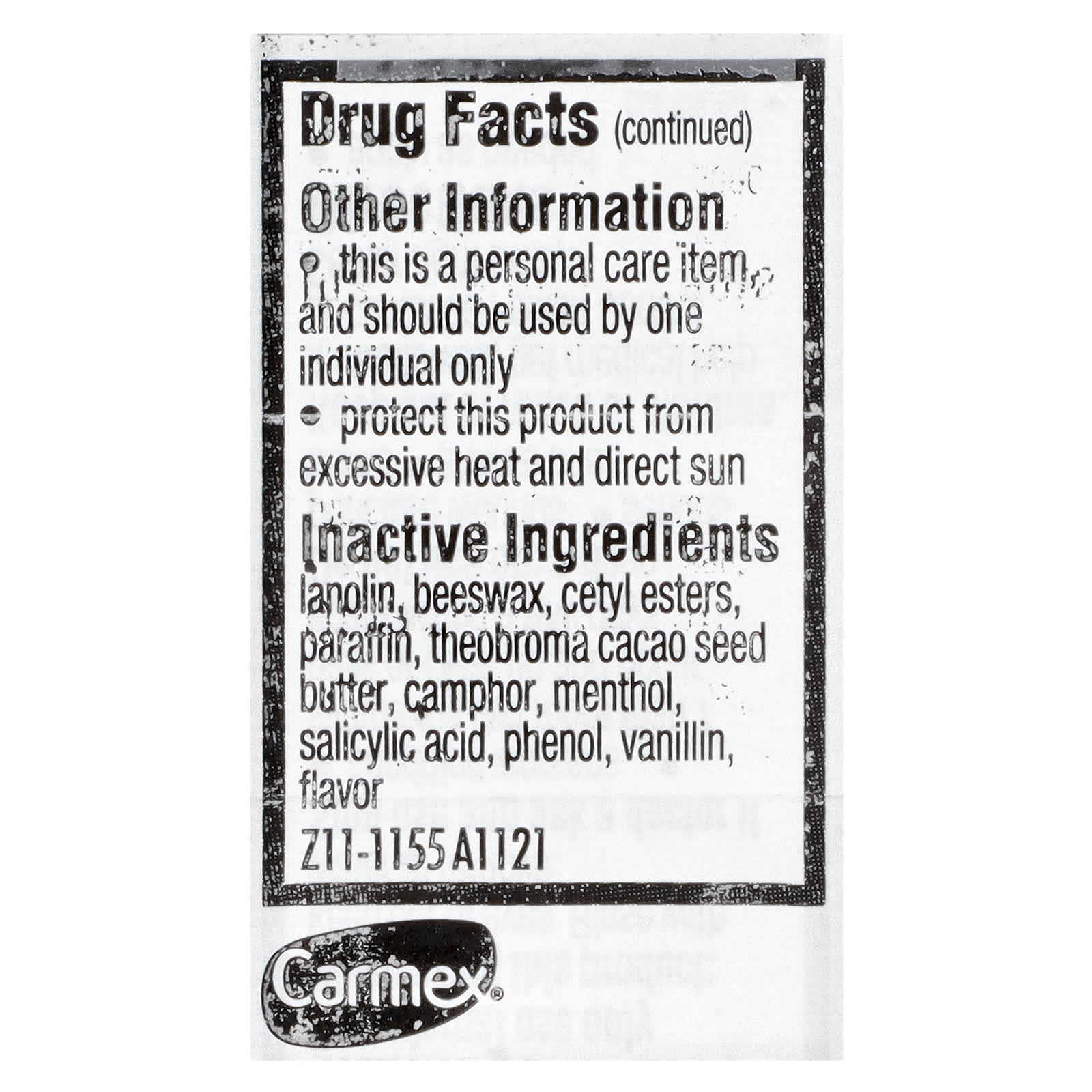 Carmex, Classic Lip Balm, Medicated, 0.25 oz (7.5 g)