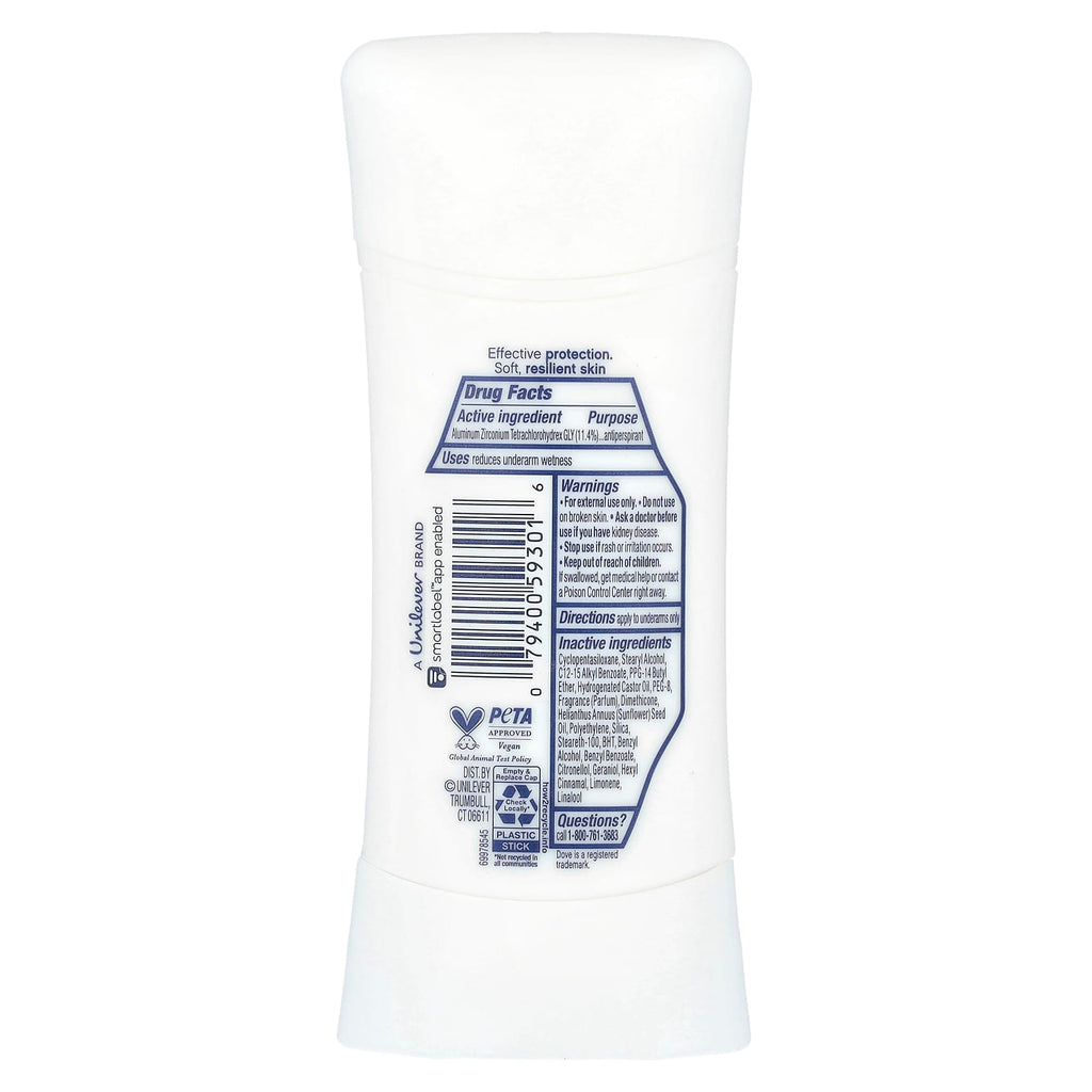 Dove, Advanced Care, Invisible, Anti-Perspirant Deodorant, Clear Finish, 2.6 oz (74 g)