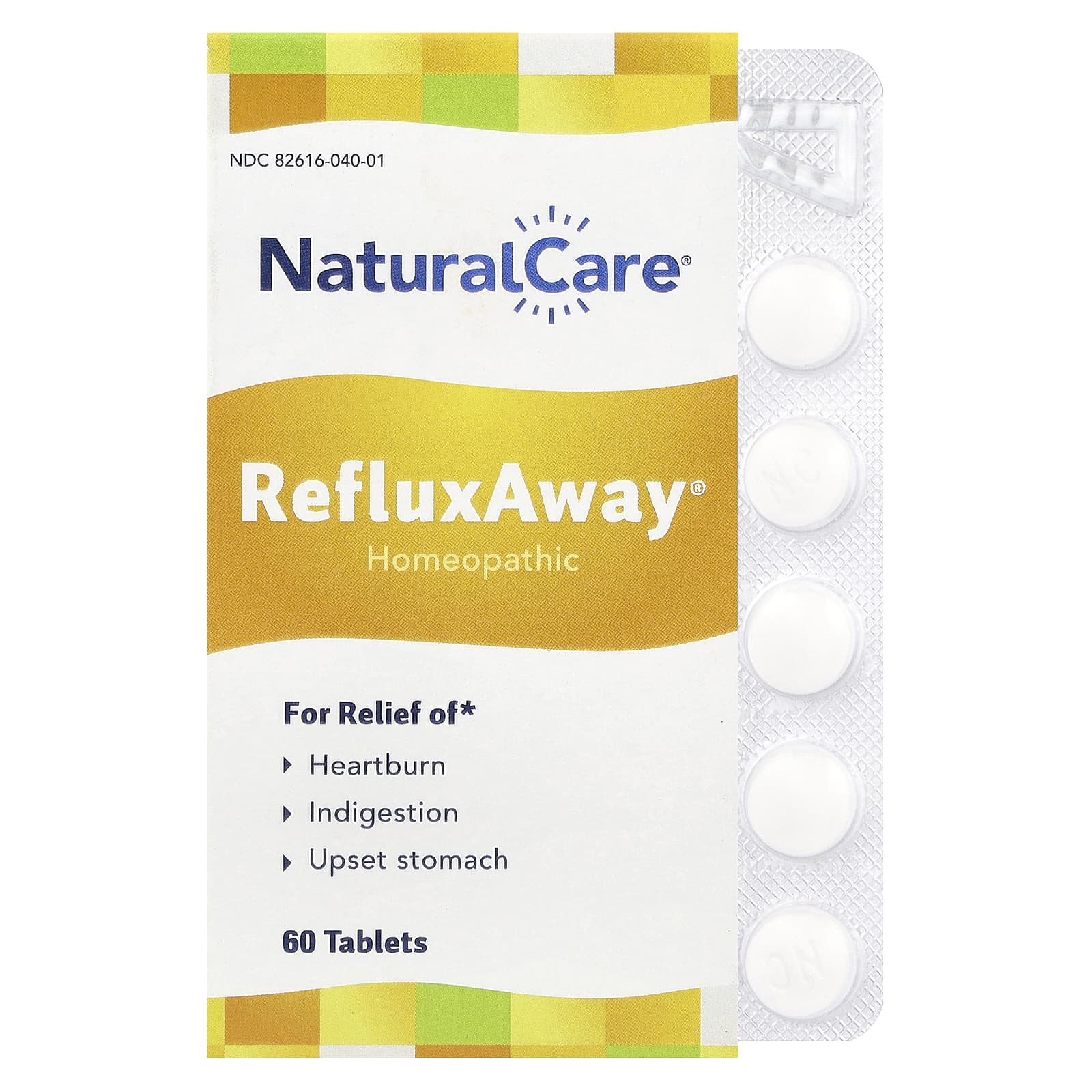 NaturalCare, RefluxAway, 60 Tablets 