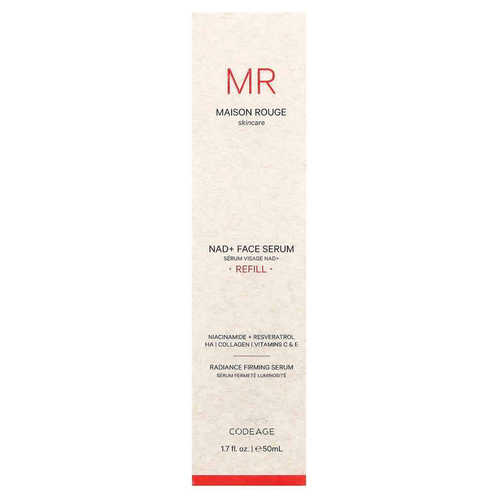 Codeage, Maison Rouge, NAD+ Face Serum, Refill, 1.7 fl oz (50 ml)