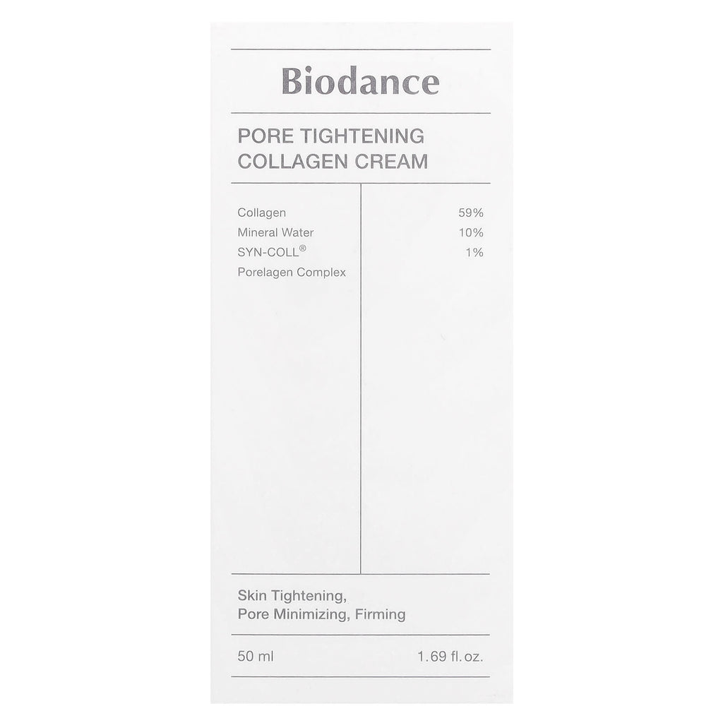 Biodance, Pore Tightening Collagen Cream, 1.69 fl oz (50 ml)