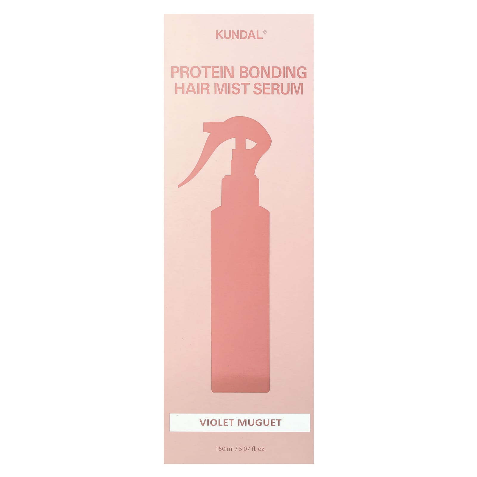 Kundal, Protein Bonding Hair Mist Serum, For Damaged Hair, Violet Muguet, 5.07 fl oz (150 ml)