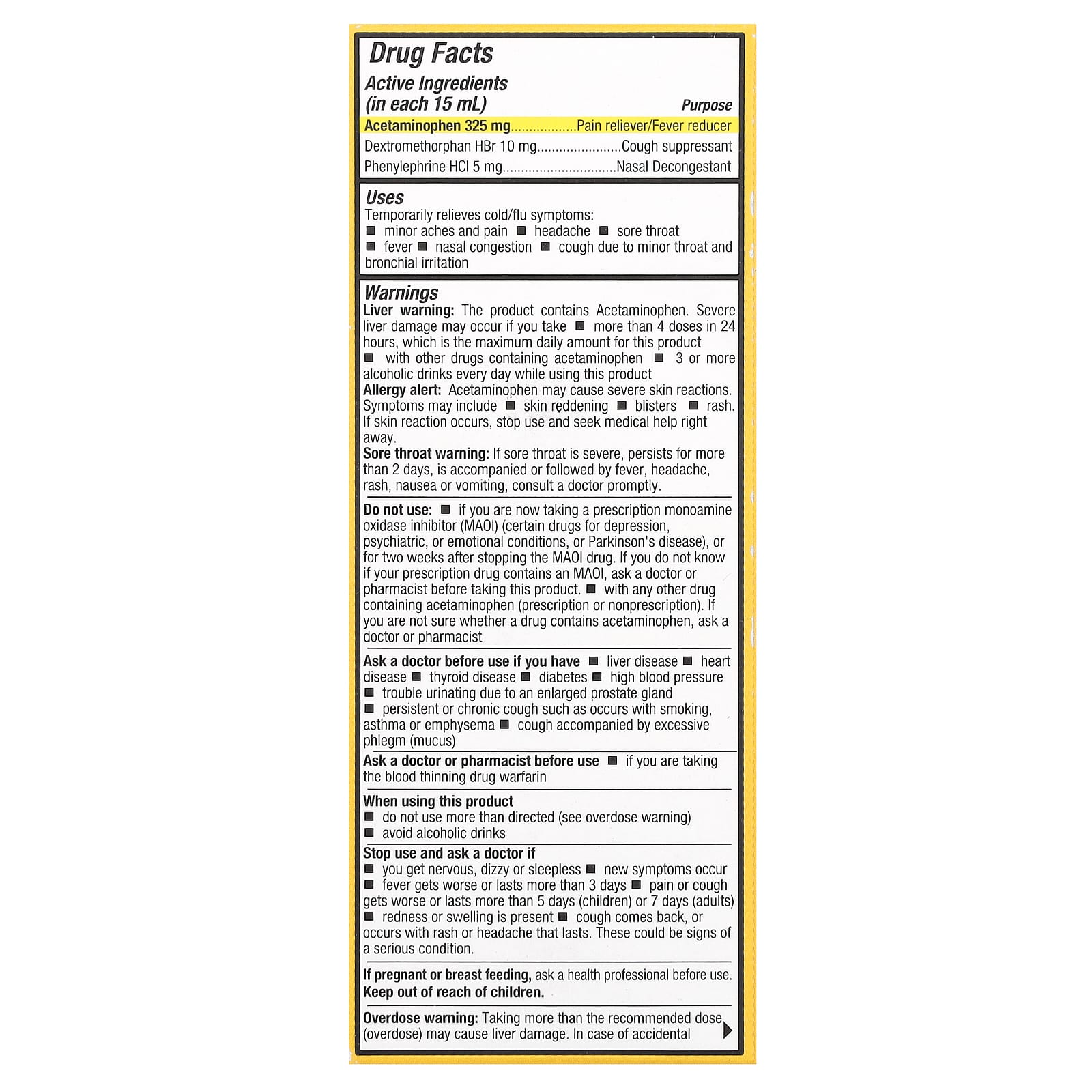Tukol, Honey Multi Symptom, Cold & Flu, Day Time, Ages 12+, Natural Honey, 4 fl oz (118 ml)