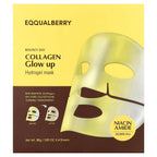 EQQUALBERRY, Collagen Glow Up Hydrogel Beauty Mask , 4 Masks, 1.01 oz (30 g) Each