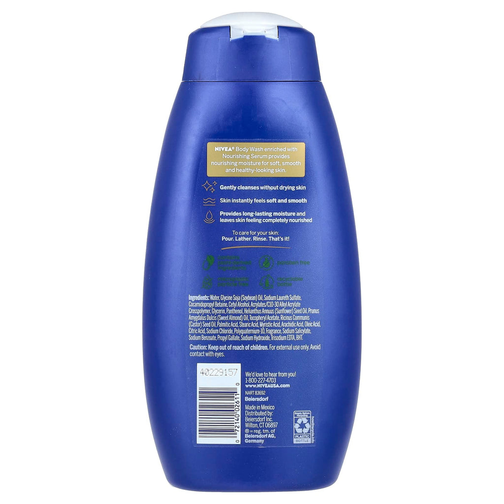 Nivea, Nourishing Body Wash, Nourishing Care, 20 fl oz (591 ml)