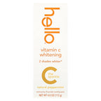Hello, Vitamin C Whitening, Anticavity Fluoride Toothpaste, Natural Peppermint, 4 oz (113 g)