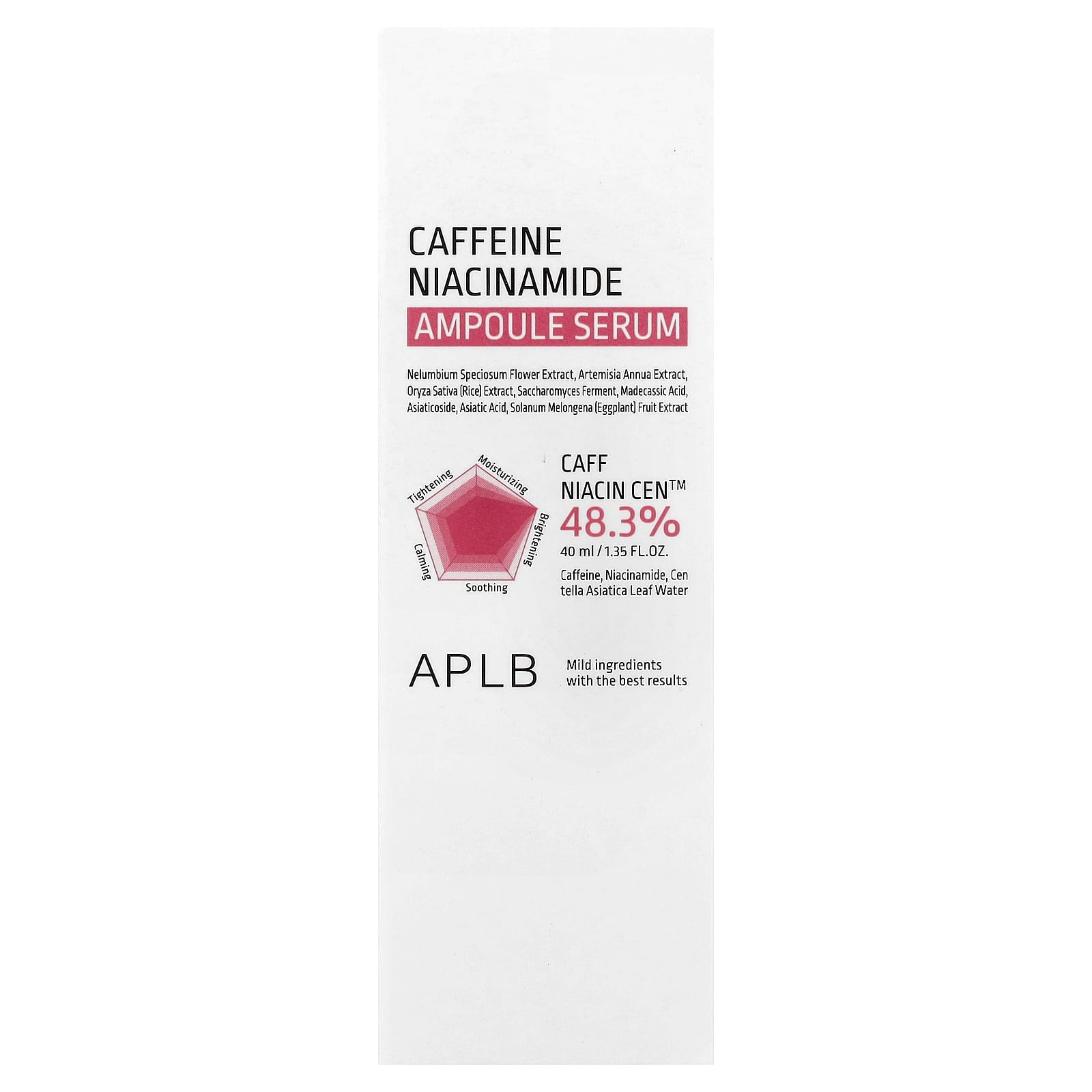APLB, Caffeine Niacinamide Ampoule Serum , 1.35 fl oz (40 ml)