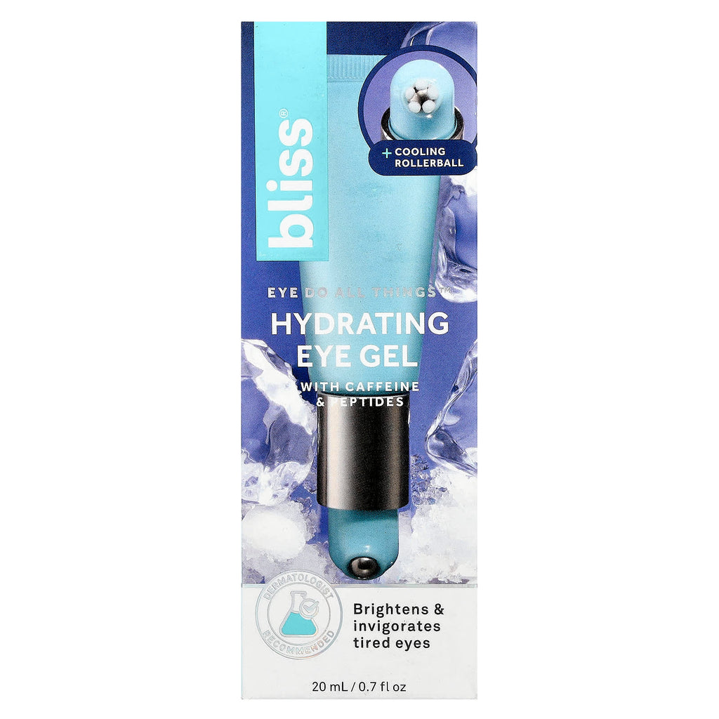 Bliss, Hydrating Eye Gel With Caffeine & Peptides, 0.7 fl oz (20 ml)