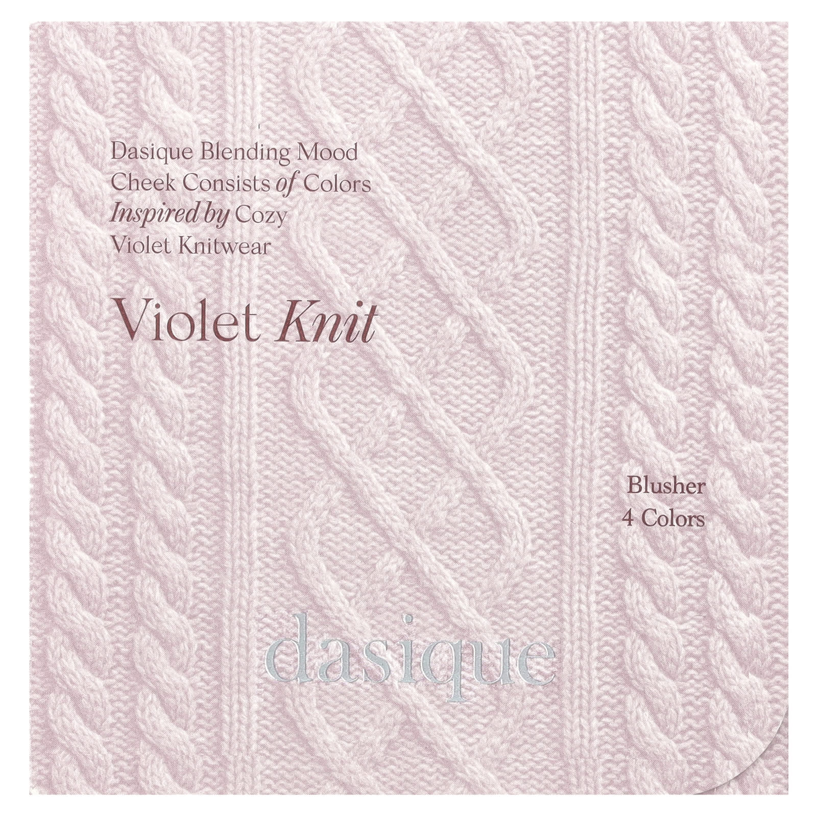 Dasique, Blending Mood Cheek, 05 Violet Knit, 11.4 g