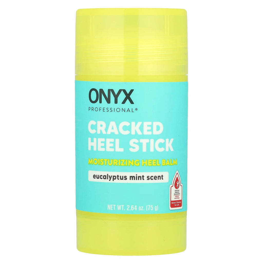 Onyx Professional, Moisturizing Heel Stick, Eucalyptus Mint, 2.64 oz (75 g)