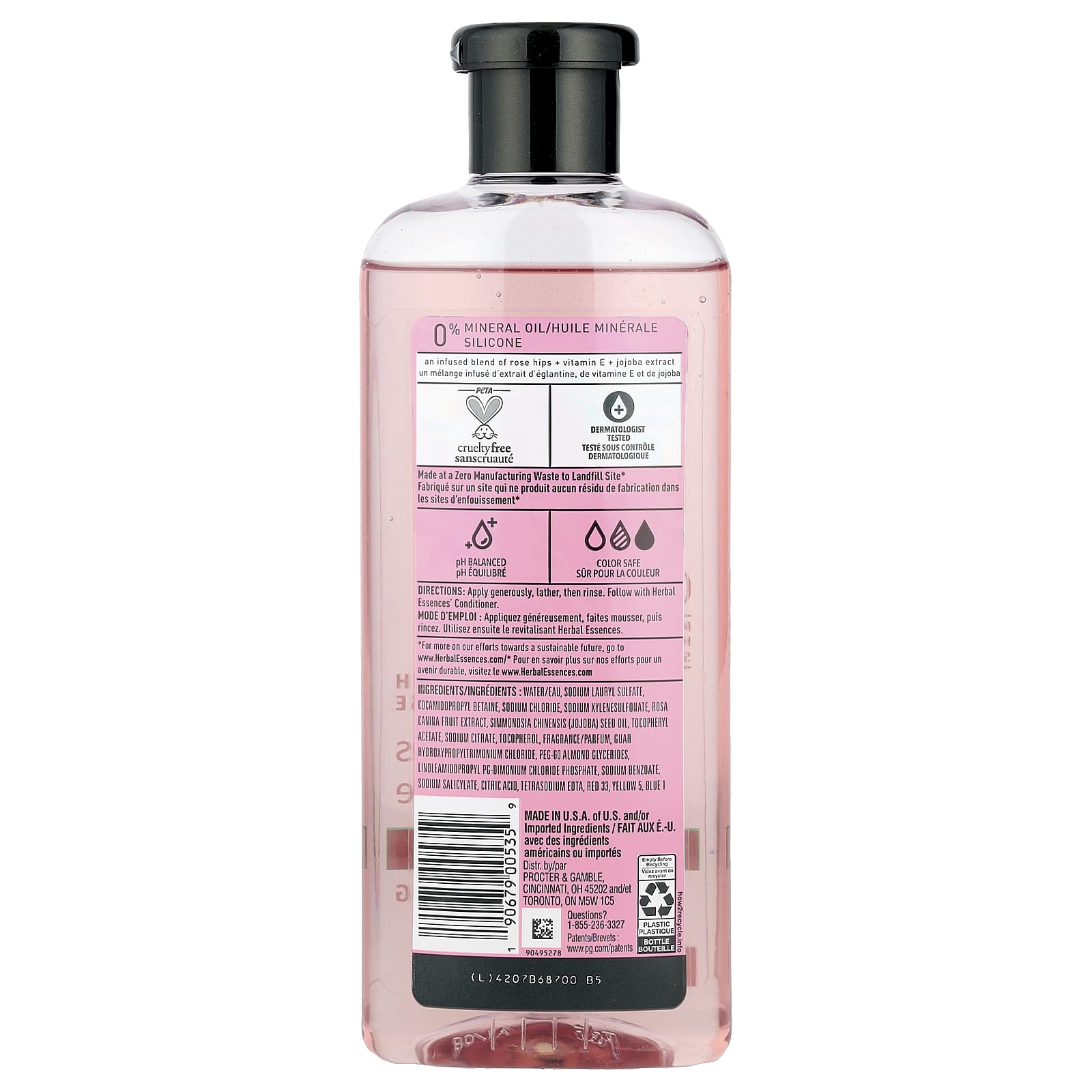 Herbal Essences, Smooth Shampoo, Rose Hips, 13.5 fl oz (400 ml)