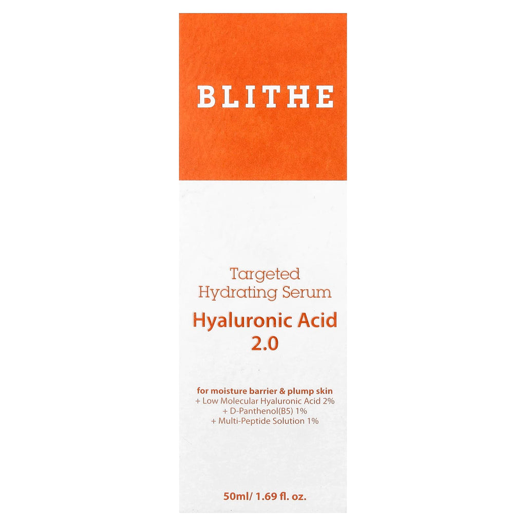Blithe, Targeted Hydrating Serum, Hyaluronic Acid 2.0, 1.69 fl oz (50 ml)