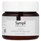 Sympli Beautiful, Soothing Caffeine Hyaluronic Acid Eye Gel, 1 oz (28 g)