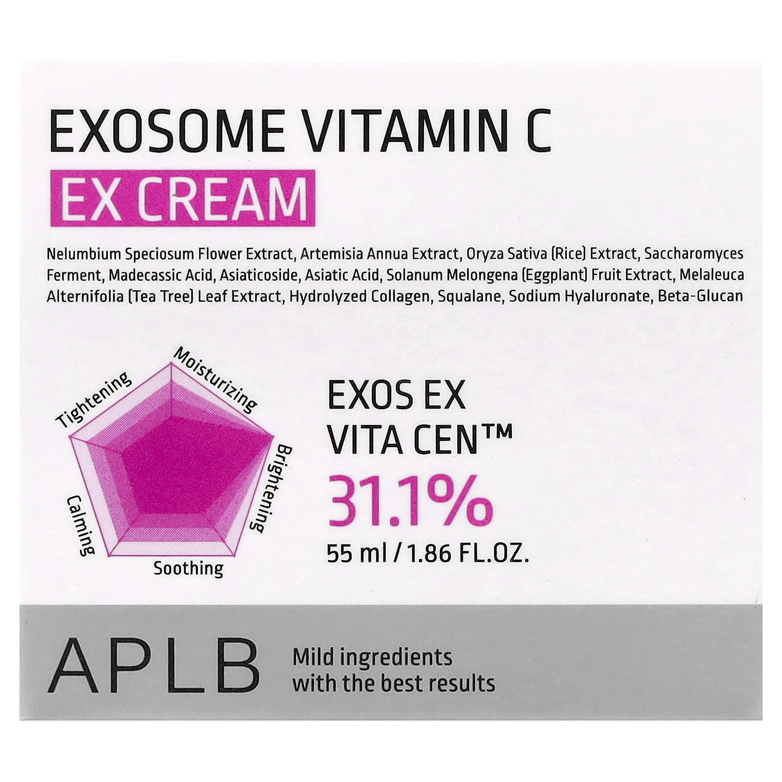 APLB, Exosome Vitamin C EX Cream, 1.86 fl oz (55 ml)