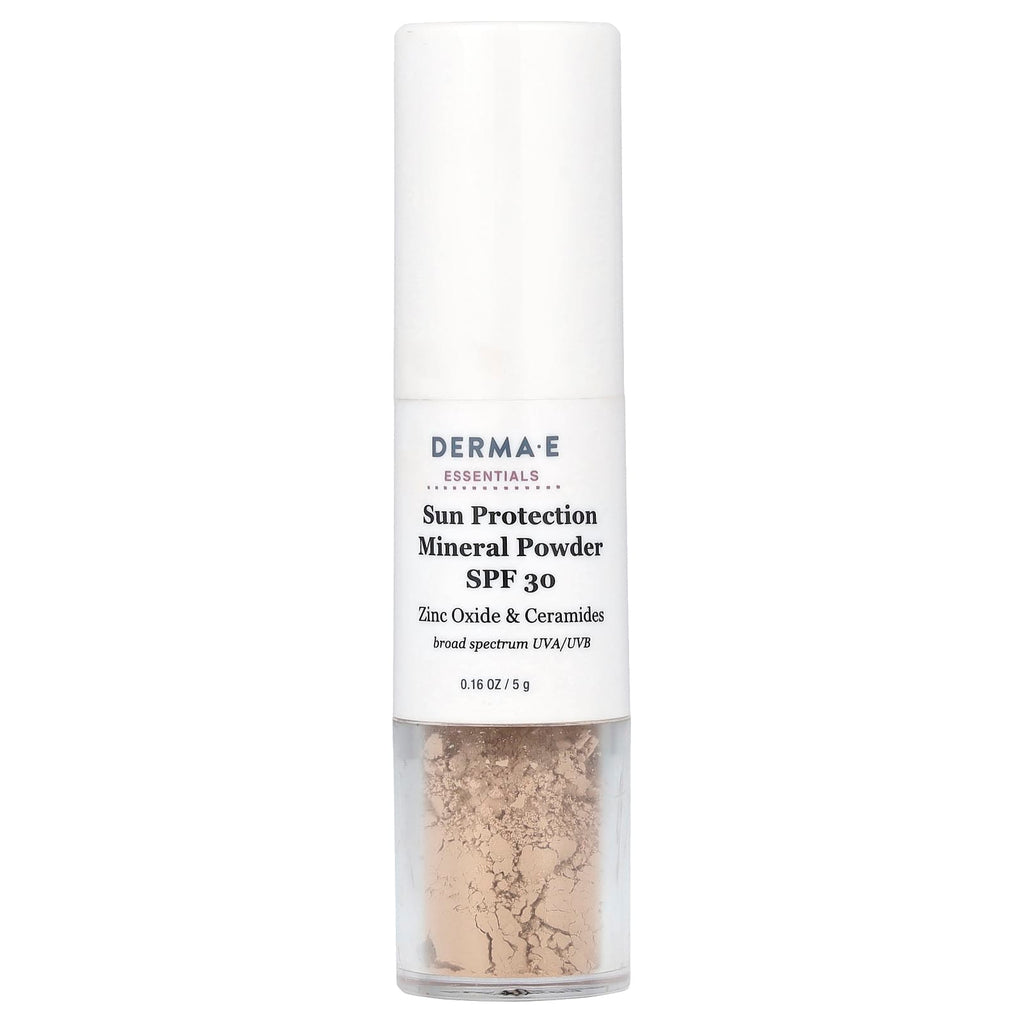DERMA E, Essentials, Sun Protection Mineral Powder, SPF 30 , 0.16 oz (5 g)