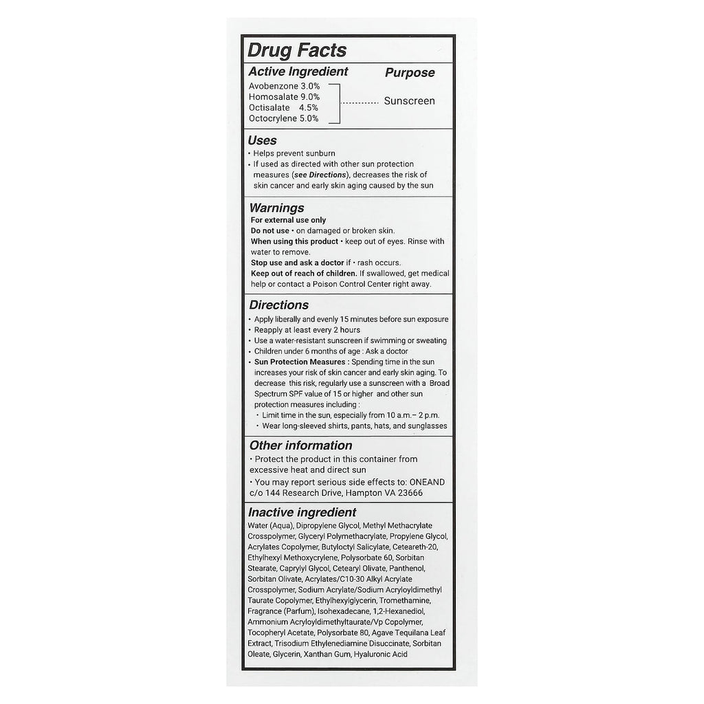 Heimish, Hydrating Sunscreen, Hyaluronic Acid UV Defense, SPF 50+ PA++++, 1.69 fl oz (50 ml)